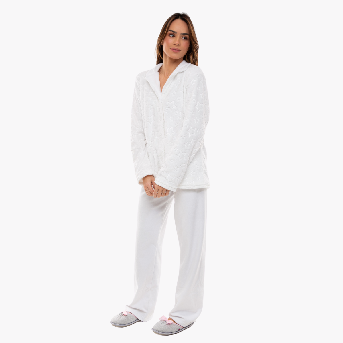 Pijama Feminino Longo Fleece