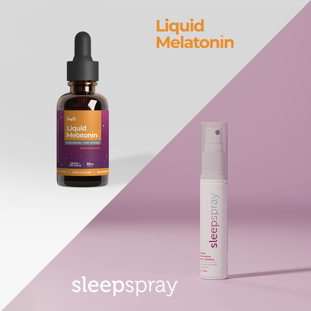 Kit Melatonina Líquida IWS + Sleepspray